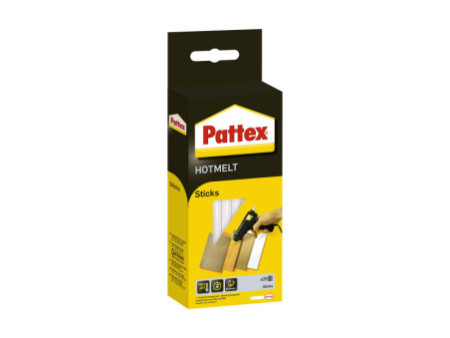Pattex Cartouche pour collage à chaud HOT STICKS, rond,