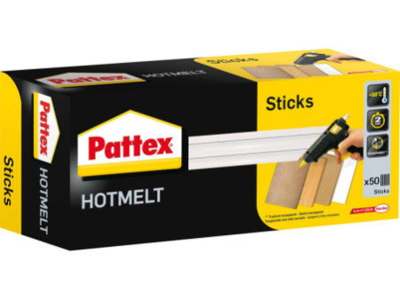 Pattex Cartouche pour collage à chaud HOT STICKS, rond