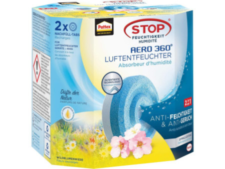 Pattex Pastille de recharge AERO 360 degrés 'Pré fleuri'