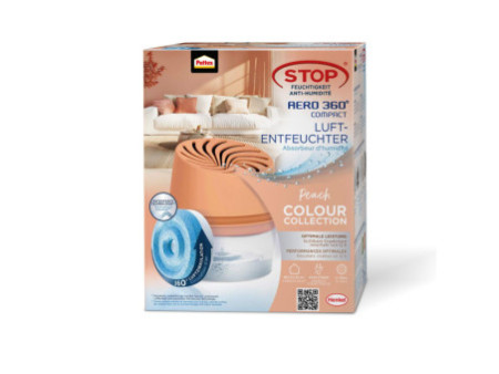 Pattex Déshumidificateur AERO 360 COMPACT, pêche