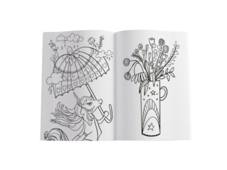 Pelikan Cahier de coloriage 'Ma licorne', A4, & 100 stickers
