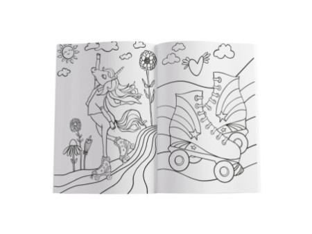Pelikan Cahier de coloriage 'Ma licorne', A4, & 100 stickers