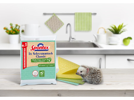 Spontex Chiffon-éponge Classic, pack de 5