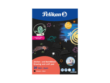 Pelikan Bloc à dessins C4/20, A4, 120 g/m2, 20 feuilles