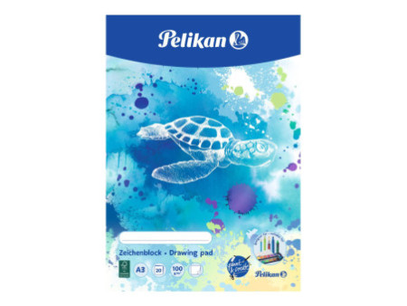 Pelikan Bloc à dessin C3/20, A3, 100 g/m2, 20 feuilles