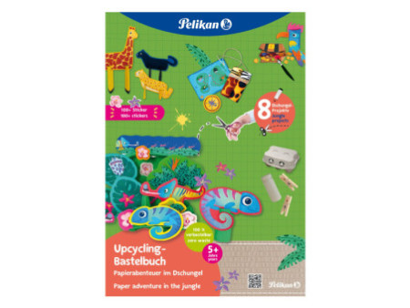 Pelikan Cahier d'art plastique upcycling 'jungle', A4