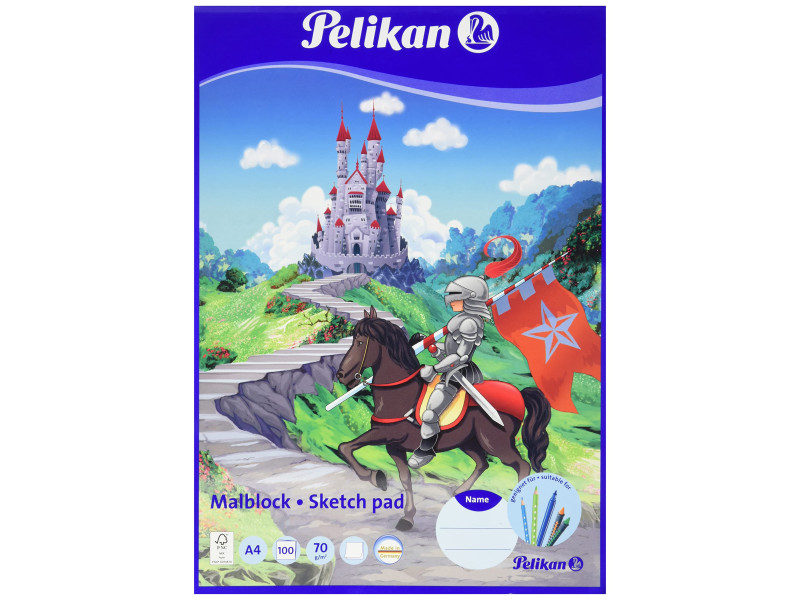 Pelikan Bloc à dessin MC 4/100, A4, 70 g/m2, 100 feuilles
