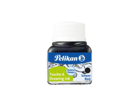 Pelikan Encre de chine A, 10 ml dans un flacon, noir (17)