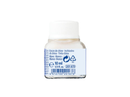 Pelikan Encre de chine A, 10 ml dans un flacon, blanc (18)