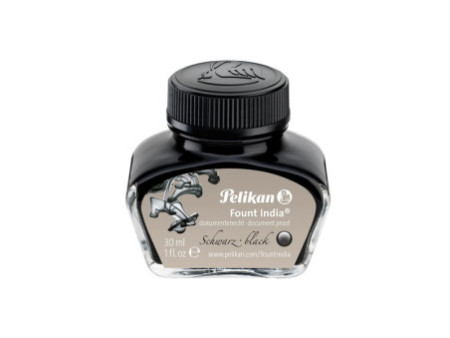 Pelikan Encre 'Fount India', noir, dans un flacon