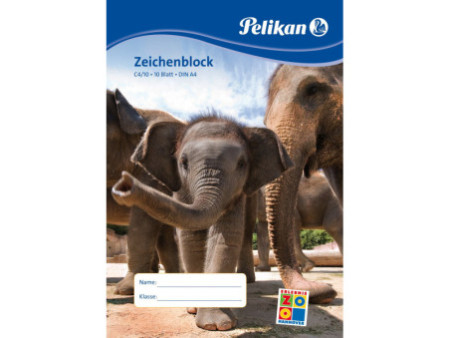Pelikan Bloc à dessin C 4/10, A4, 100 g/m2, 10 feuilles