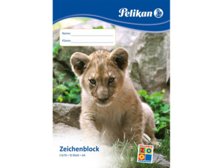 Pelikan Bloc à dessin C 4/10, A4, 100 g/m2, 10 feuilles