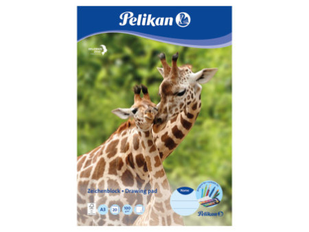 Pelikan Bloc à dessin C 3/20, A3, 100 g/m2, 20 feuilles