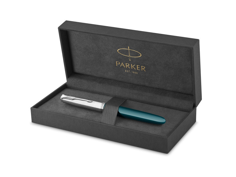 PARKER Stylo plume Parker 51 Bleu turquoise C.C., plume: F