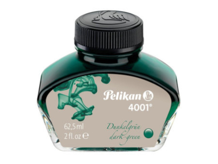 Pelikan Encre 4001 dans un flacon en verre, vert foncé
