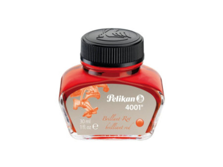 Pelikan Encre 4001 dans un flacon, rouge, contenu: 30 ml