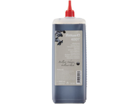 Pelikan Encre 4001 dans un flacon plastique, brillant-noir