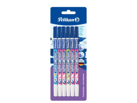 Pelikan Effaceur d'encre Super Pirat 850F/B, 6 pièces