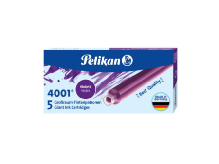 Pelikan Cartouches d'encre grand volume 4001 GTP/5, violet