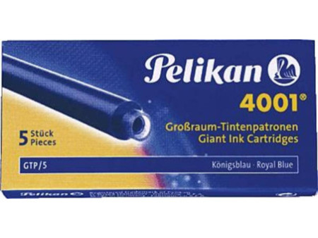 Pelikan Cartouche grande capacité 4001 GTP/5, bleu royal