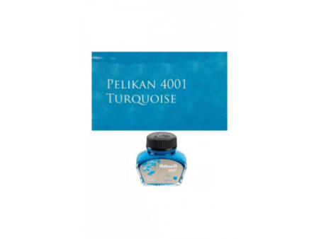 Pelikan Encre 4001 dans un flacon, turquoise, contenu: 30 ml