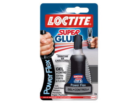 LOCTITE Colle instantanée SUPER GLUE-3 Power Gel Control