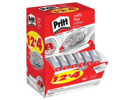 Pritt Roller correcteur Refill Flex 970, multi pack de 16