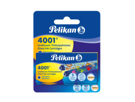 Pelikan Cartouches d'encre grand volume GTP/F/5-2/B, bleu