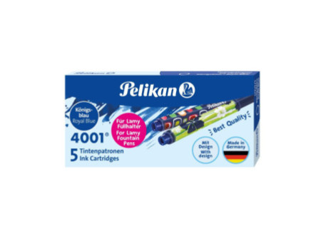 Pelikan Cartouches d'encre LTP/F/5, bleu royal