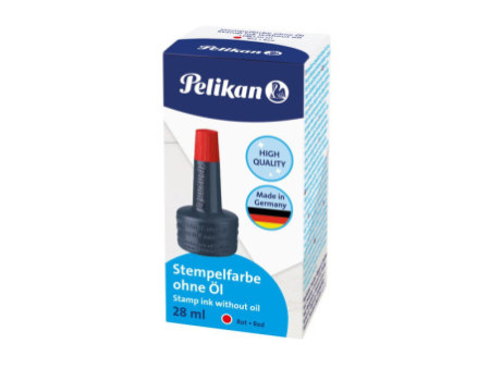 Pelikan encre à tampon 4K, rouge, contenu: 28 ml