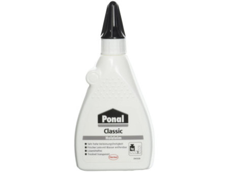 Ponal Colle à bois Classic, sans solvant, flacon de 120 g,