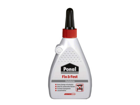 Ponal Colle à bois Fix & Fest, sans solvants, 100g