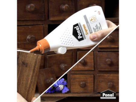 Ponal Colla à bois Express, sans solvant, tube de 550 g