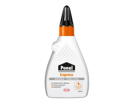 Ponal Colle à bois Express, sans solvant, tube de 60 g