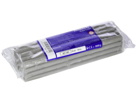 Pelikan Pâte à modeler de qualité plastilin, gris