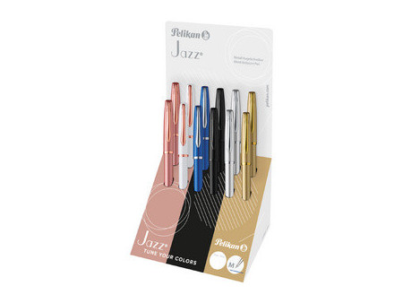 Pelikan Stylo à bille Jazz Noble Elegance, présentoir de 12