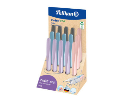 Pelikan Stylo plume Twist eco, présentoir de comptoir