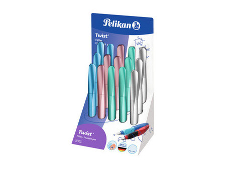 Pelikan Stylo plume Twist Classy Neutrals, présentoir