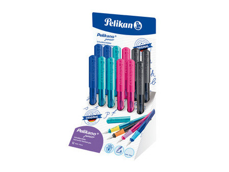 Pelikan Stylo plume Pelikano Junior P67D, dans un présentoir