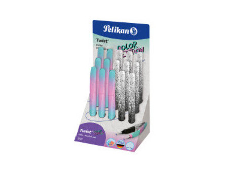 Pelikan Twist Stylo plume Color Edition, présentoir