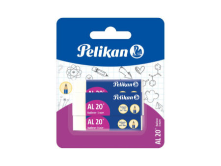 Pelikan Gomme en plastique AL 20, carte blister