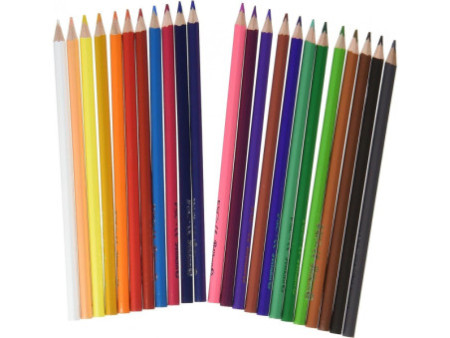 Pelikan Crayons de couleur triangulaire minces, étui en