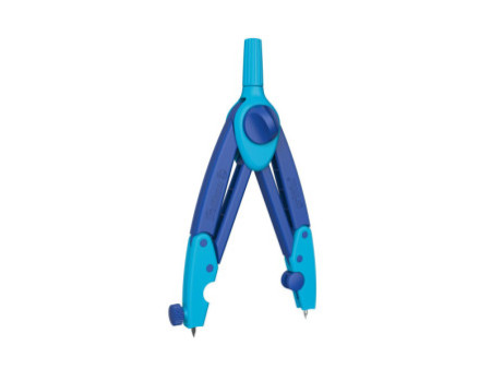 Pelikan Compas scolaire griffix Bleu, boîte pliable