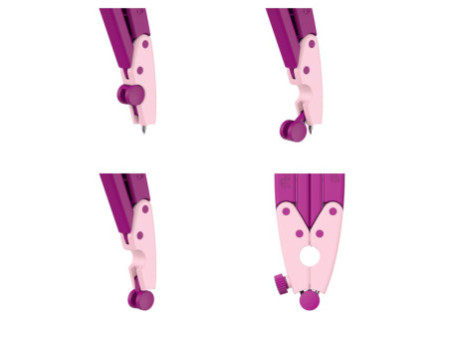 Pelikan Compas scolaire griffix Sweet Berry, boîte pliable