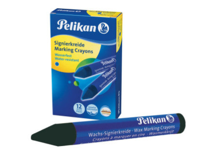 Pelikan Crayons à marquer 762, noir, diamètre: 13,5 mm