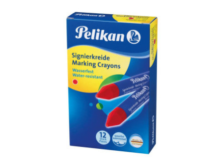 Pelikan Crayons à marquer 762, rouge, diamètre: 13,5 mm
