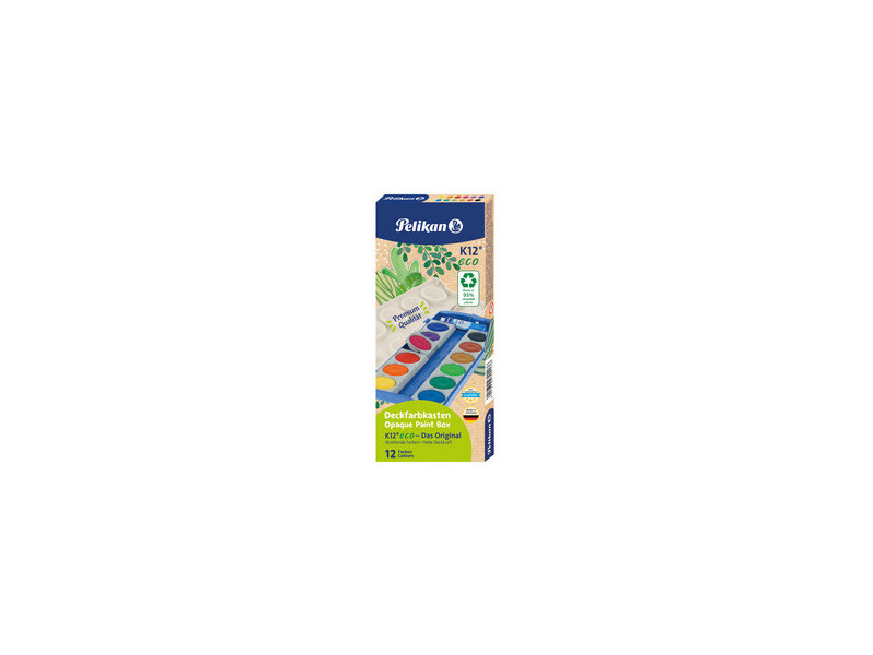 Pelikan Boîte de peinture K12 eco, 12 couleurs