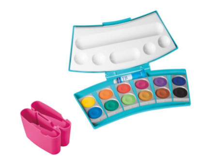 Pelikan Boîte de peinture ProColor 735, 12 couleurs