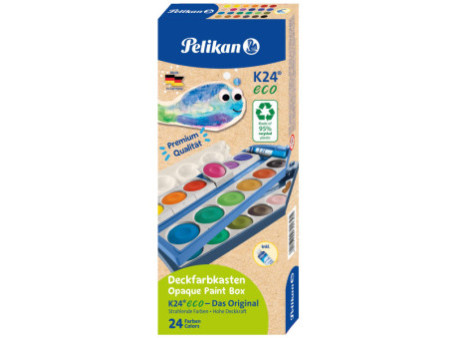 Pelikan Boîte de peinture K24 eco, 24 couleurs