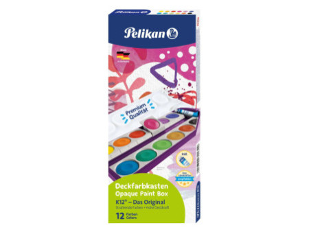 Pelikan Boîte de peinture K12, 12 couleurs, violet